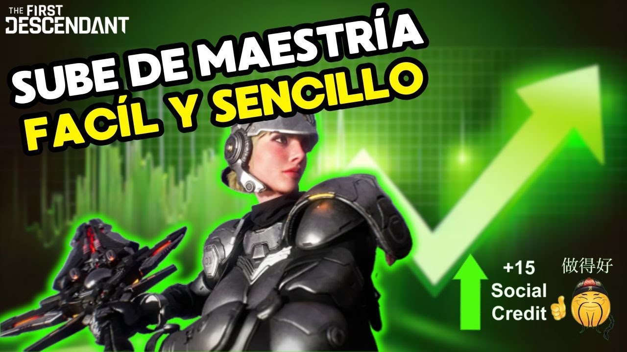 COMO SUBIR NIVEL DE MAESTRÍA FACÍL Y SENCILLO | The First Descendant