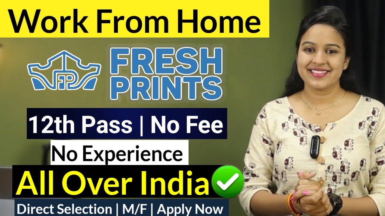 📢Fresh Prints Hiring Work From Home Job Update | Apply Now 2026