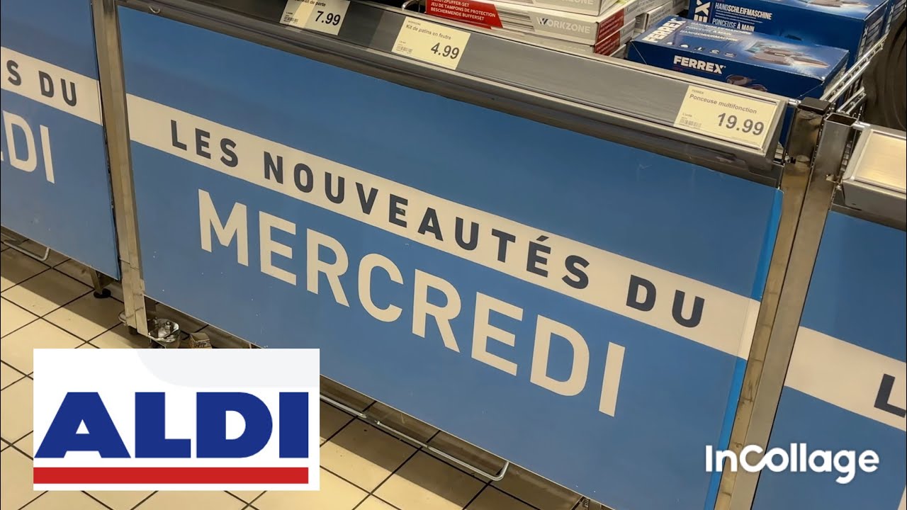 Arrivage du jour chez ALDI France le mercredi /21/2026
