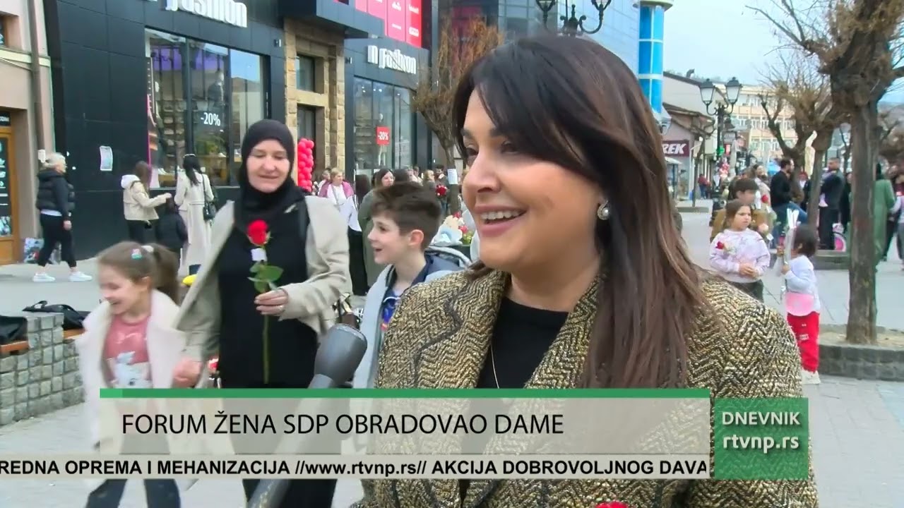Forum žena SDP upriličio podjelu ruža