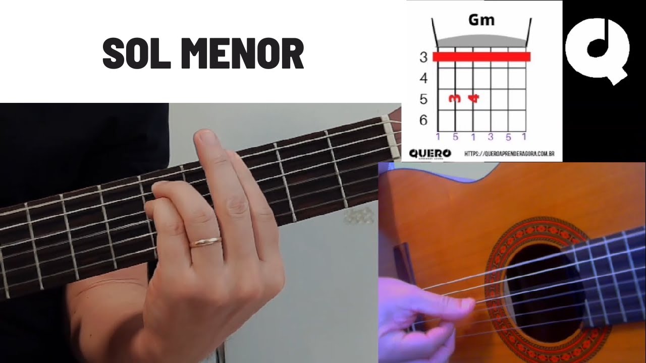 Como Fazer o Acorde Sol Menor no Violão