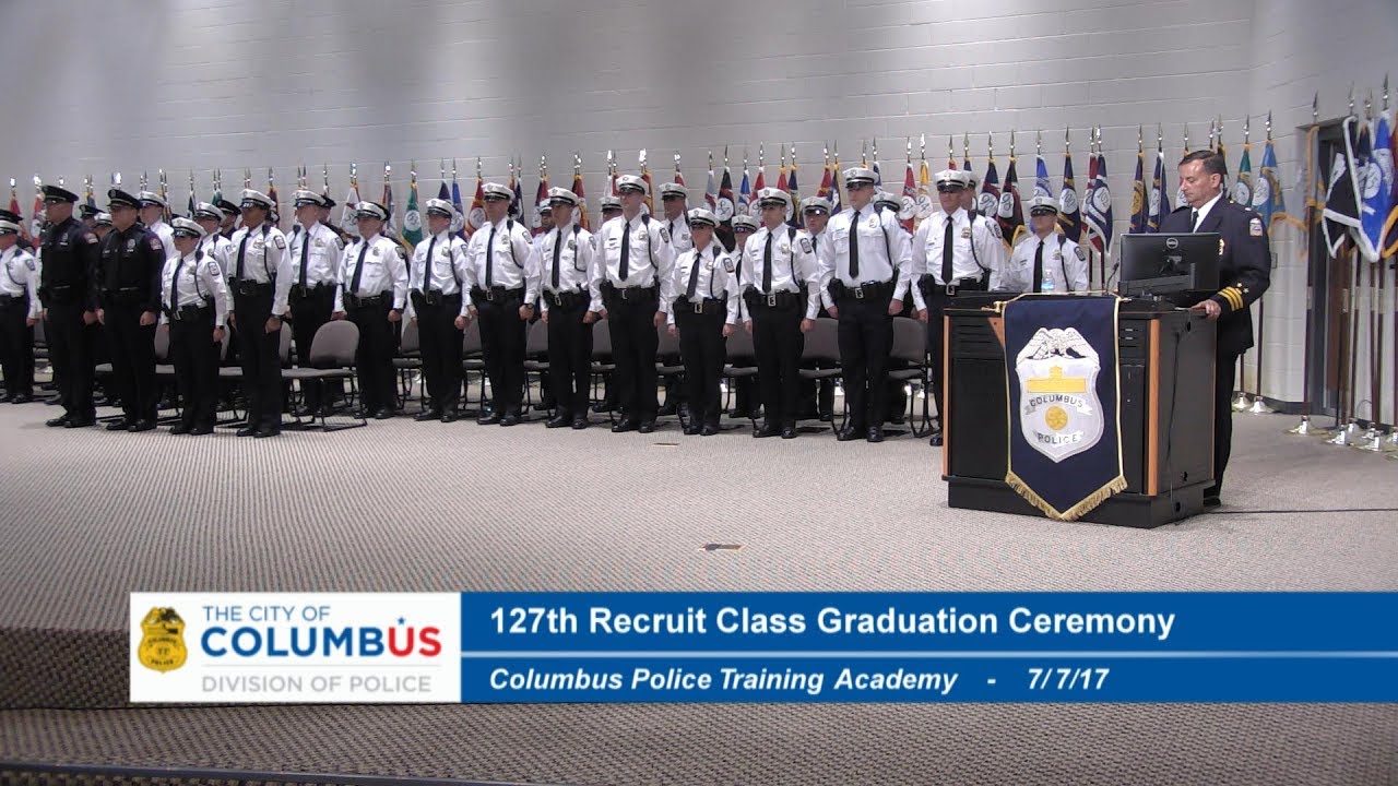 Columbus Police Cadet Graduation Ceremony 2017