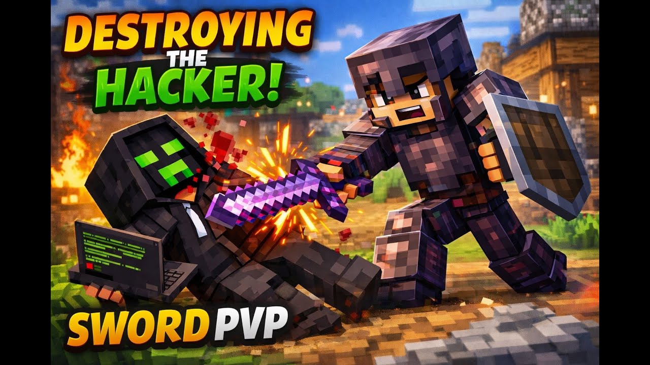 How i destroy hacker in pvp stay in end