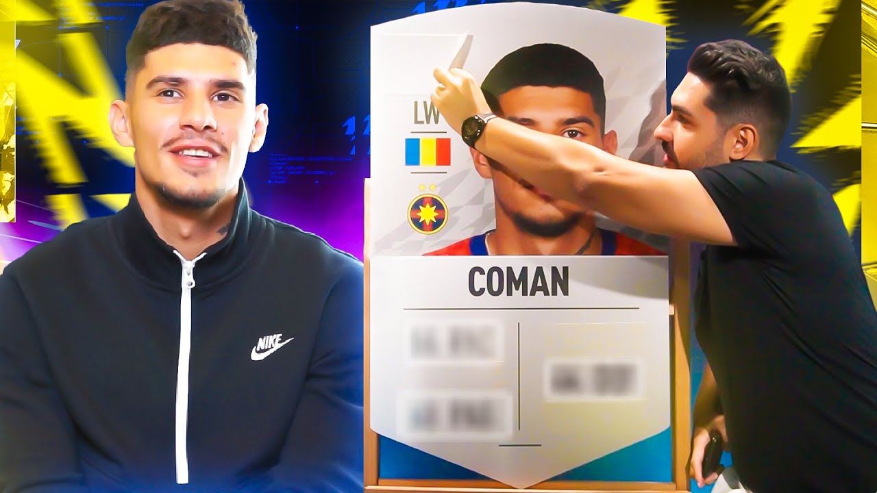 FIFA 22 FLORINEL COMAN RATINGS REVEAL!! CEL MAI BUN CARD AL UNUI JUCATOR DIN LIGA 1?