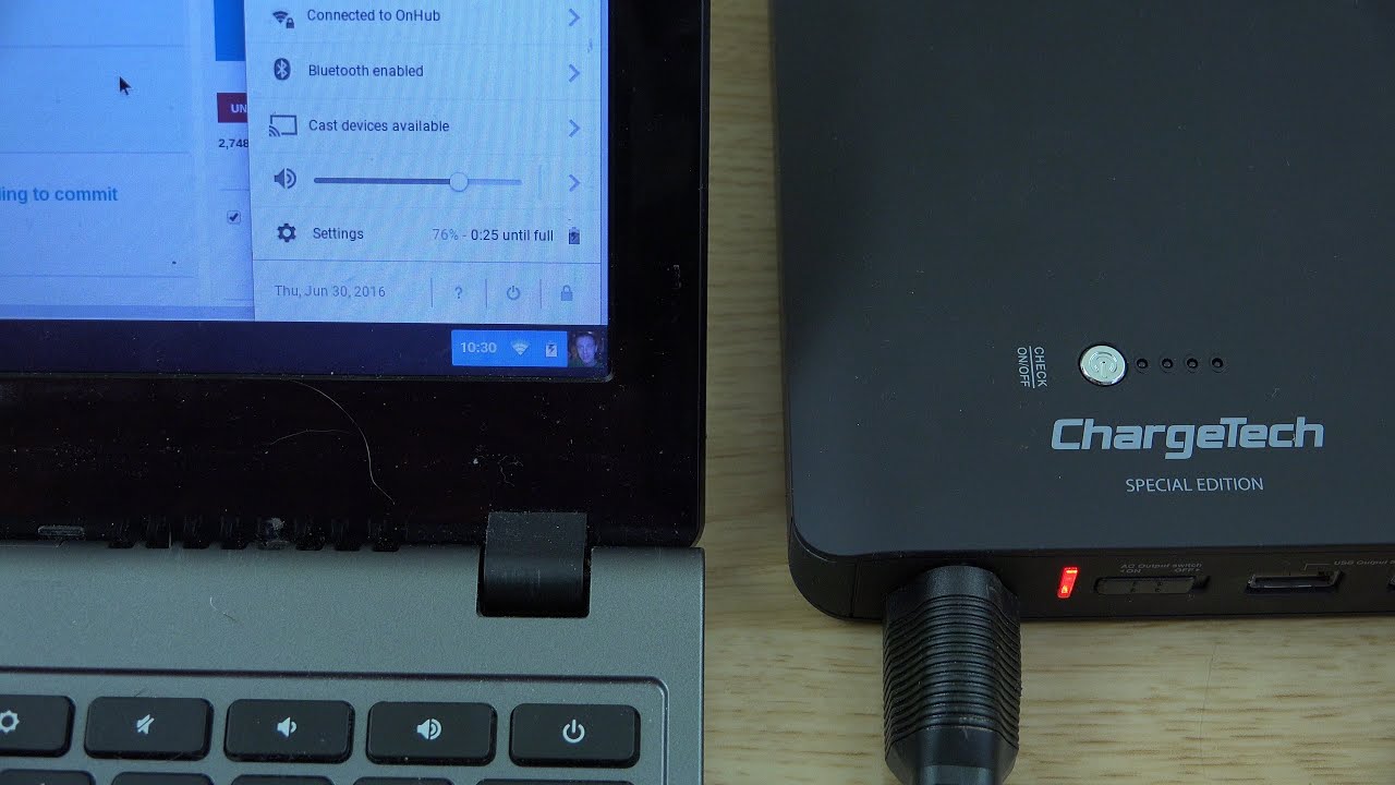ChargeTech Portable Power Outlet - 27,000mAh Limited Edition Battery Pack w/ AC Outlet & USB Ports