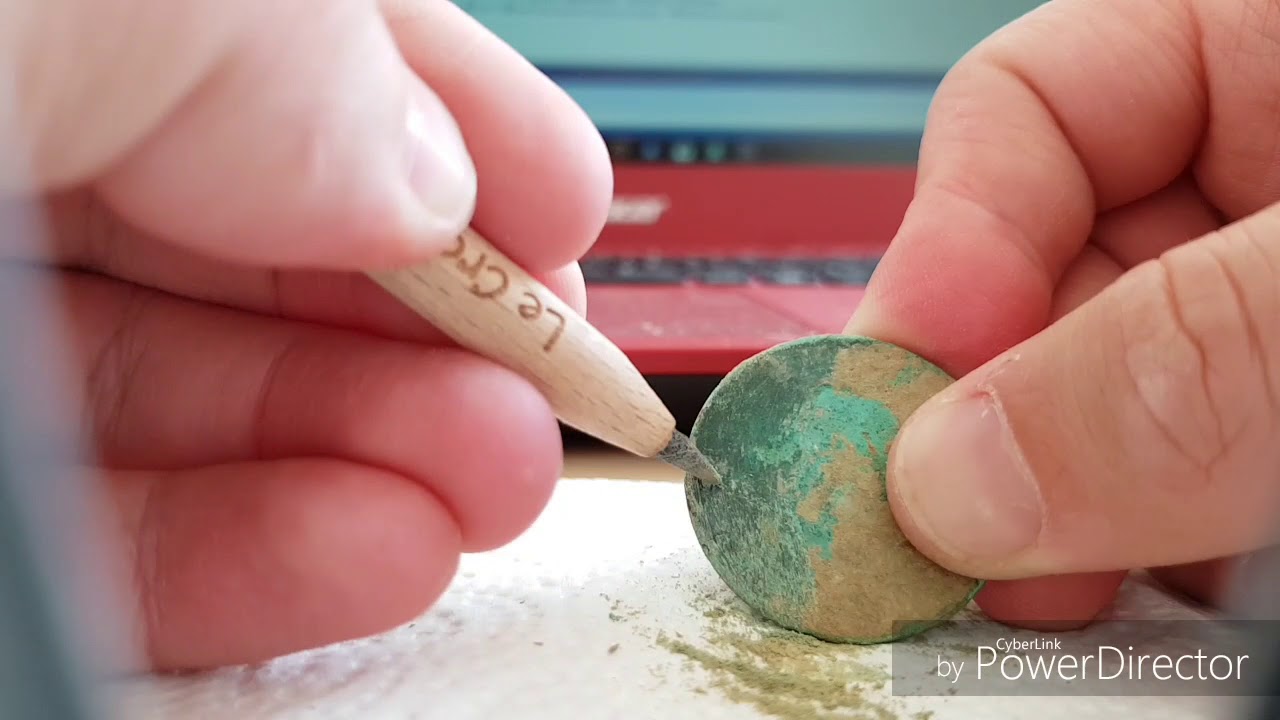 Détection : nettoyage avec les crayons à andré