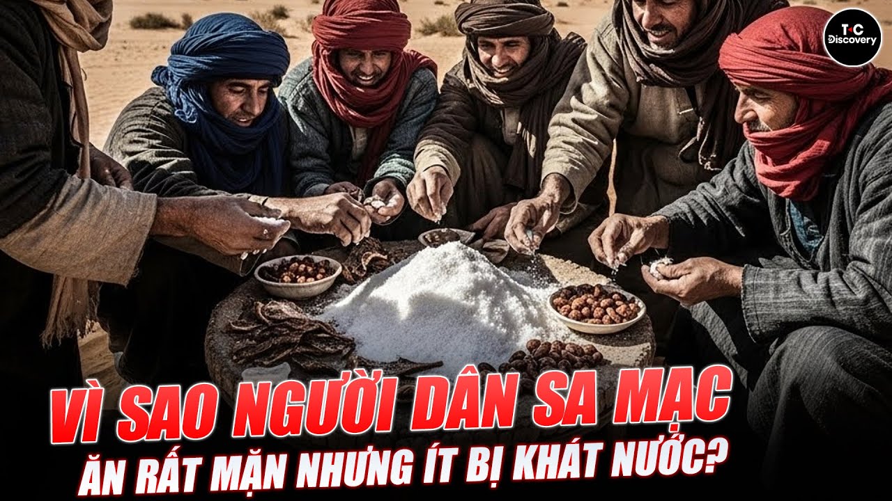 VÌ SAO NGƯỜI DÂN SA MẠC ĂN RẤT MẶN NHƯNG ÍT BỊ KHÁT NƯỚC? T Connect - Discovery