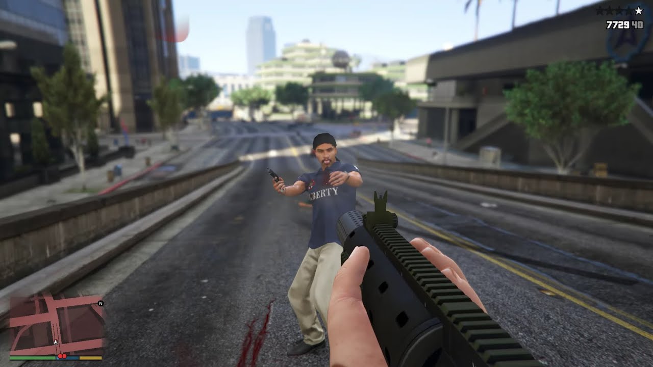 GTA 5 Enhanced - War With Madrazo Cartel & Cops + Five-Star Escape