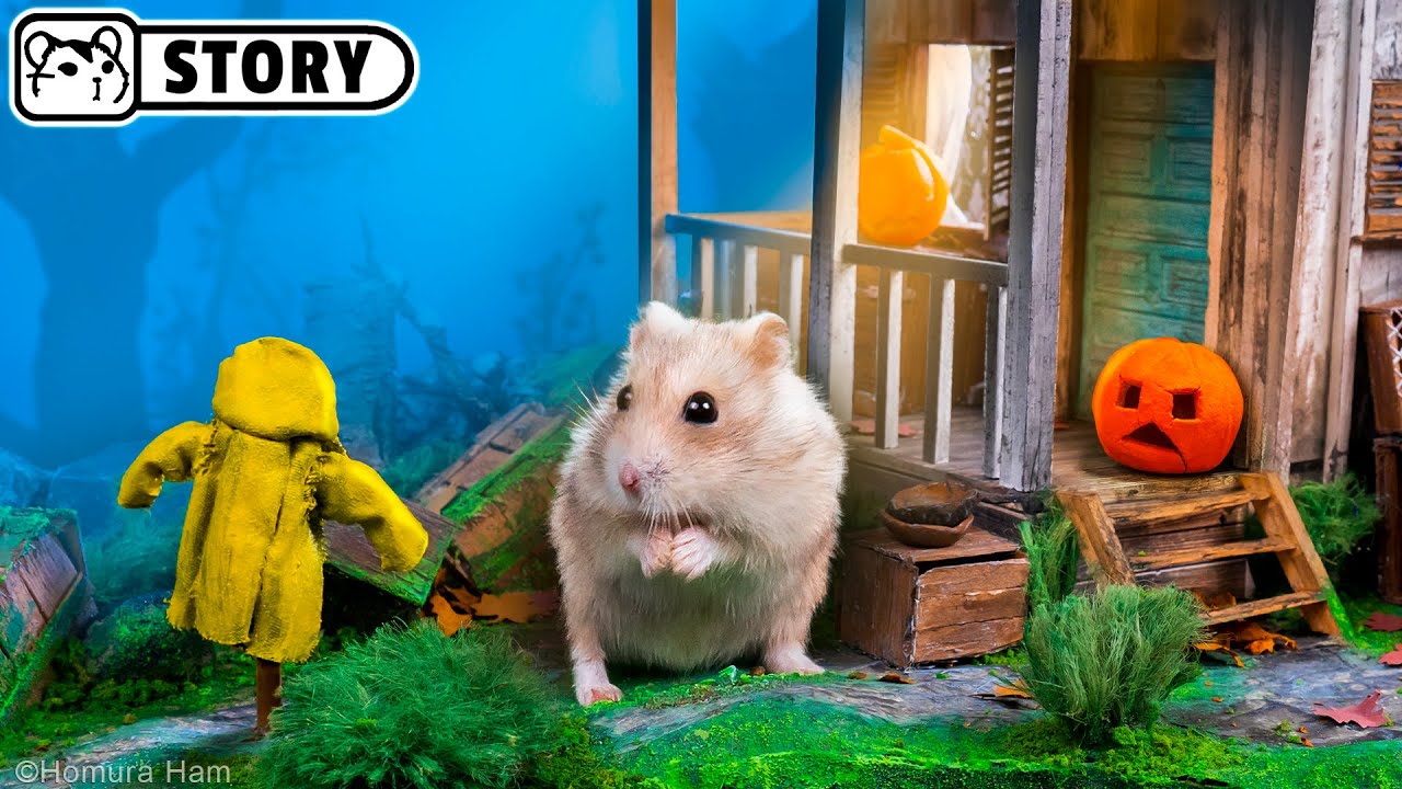 🐹 Хомяк сбегает из лабиринта Маленьких Кошмаров в Доме Охотника 🐹 Хомура Хам