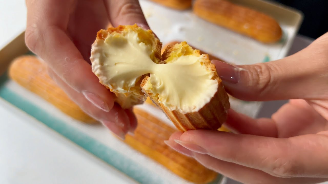 Eclair: Custard Sauce Filling