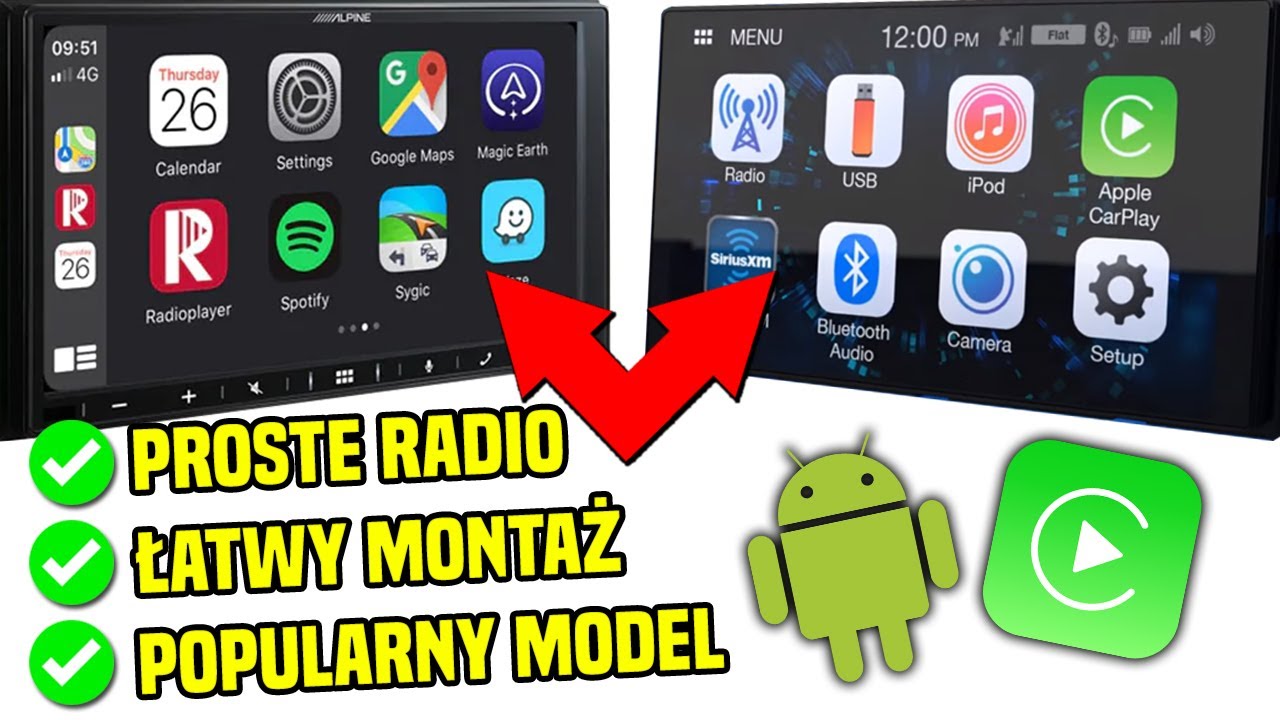 Radio samochodowe Android Auto i CarPlay Alpine 2 DIN iLX-W690D