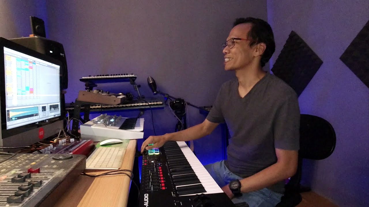 Making Love Tonight with M-Audio Oxygen Pro 61 & Ableton Live [No Talking]