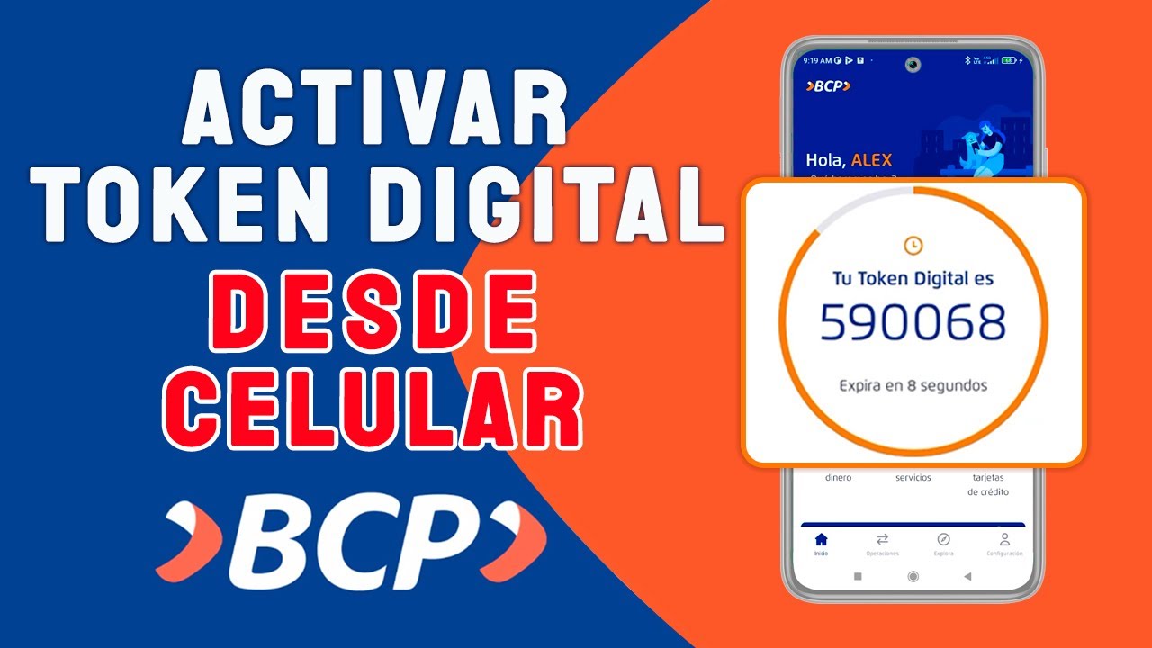 ACTIVAR TOKEN DIGITAL BCP, DESDE CELULAR 2023 | COMPLETO