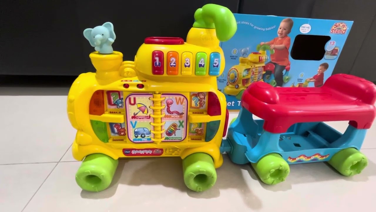 Vtech Alphabet Train Sit to Stand Ride for Little Kids