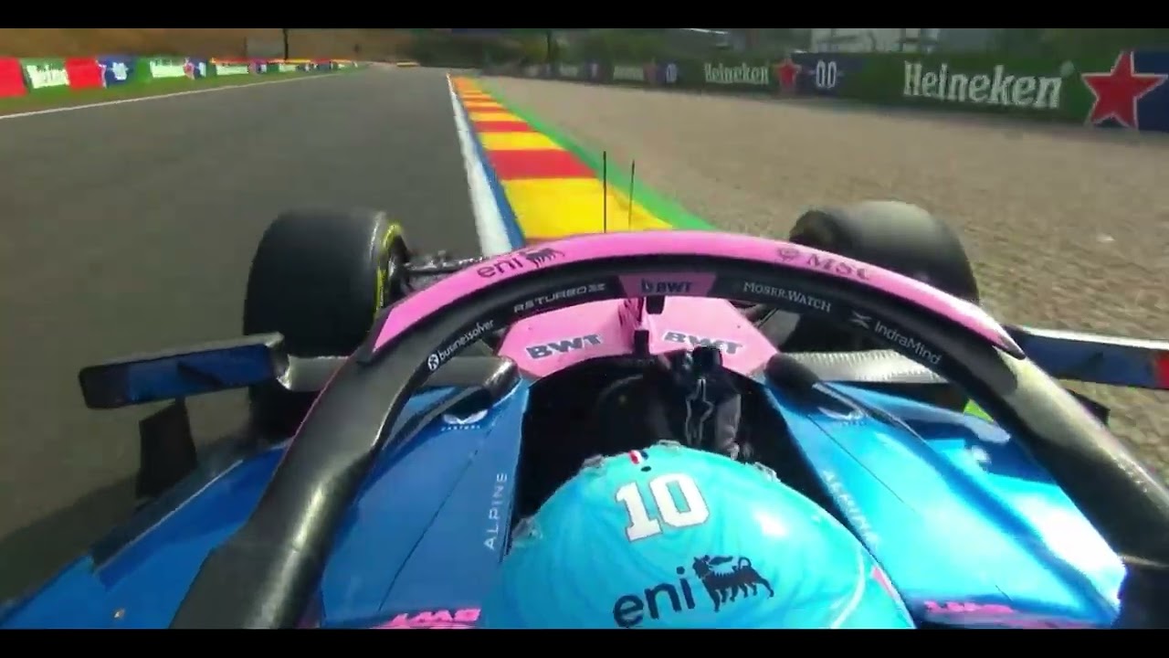 Pierre Gasly 2026 Belgian GP Practice Crash