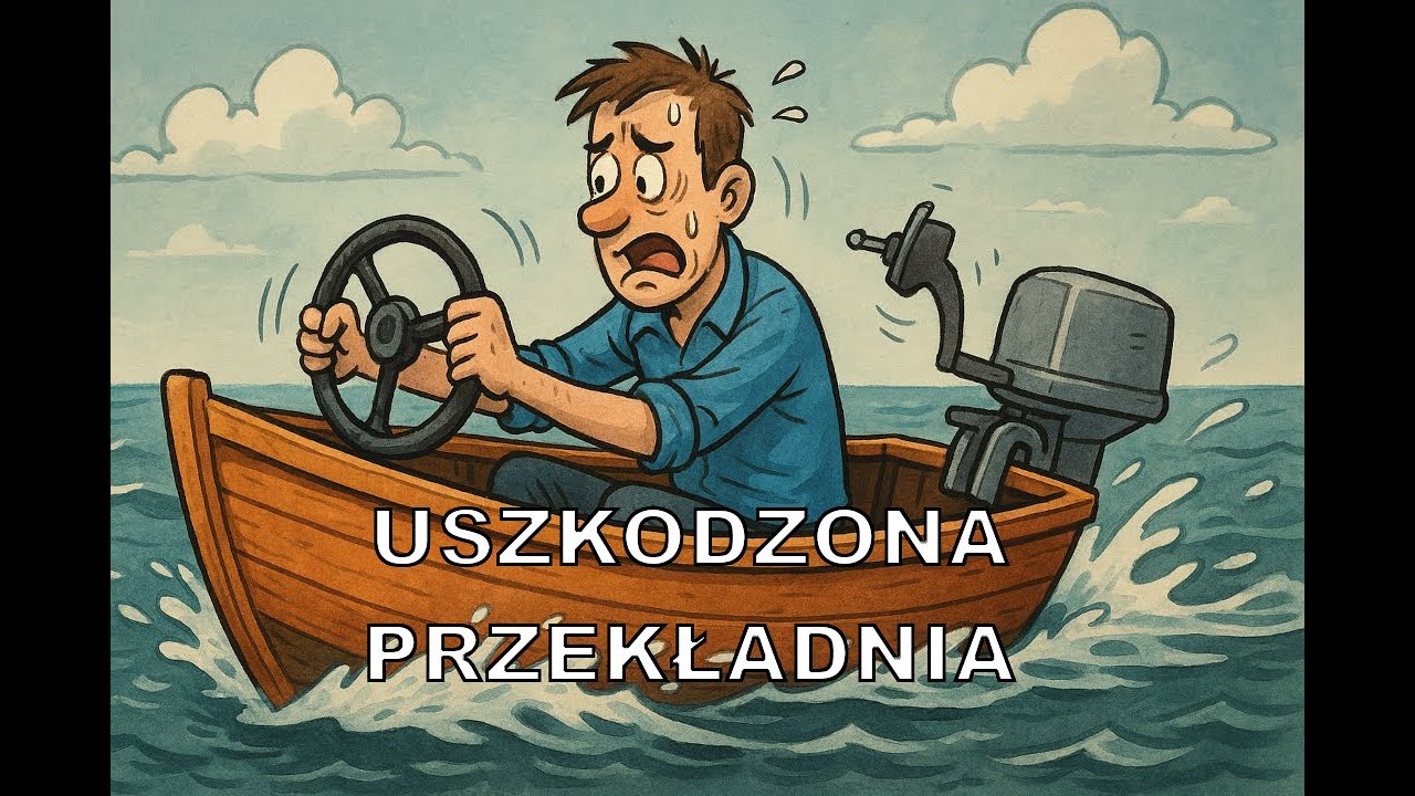 Uszkodzona przekładnia kierownicza ULTRAFLEX T-67, damaged gear