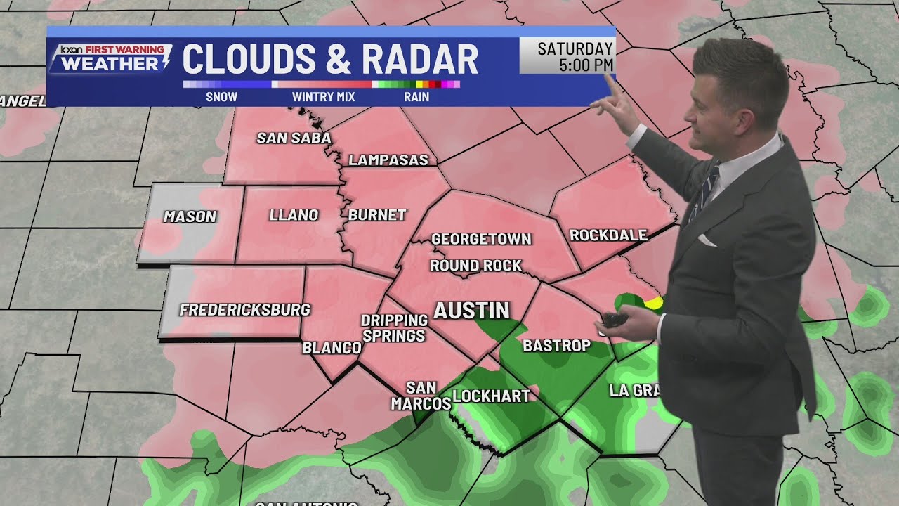 Arctic cold front drops temperatures tonight as ice threat grows for Saturday into Sunday | KXAN For