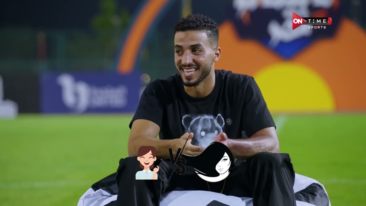 كابيتانو مصر - ميرهان وعمرو نصوحي فى لقاء مع محمد عبد المنعم بين الشوطين