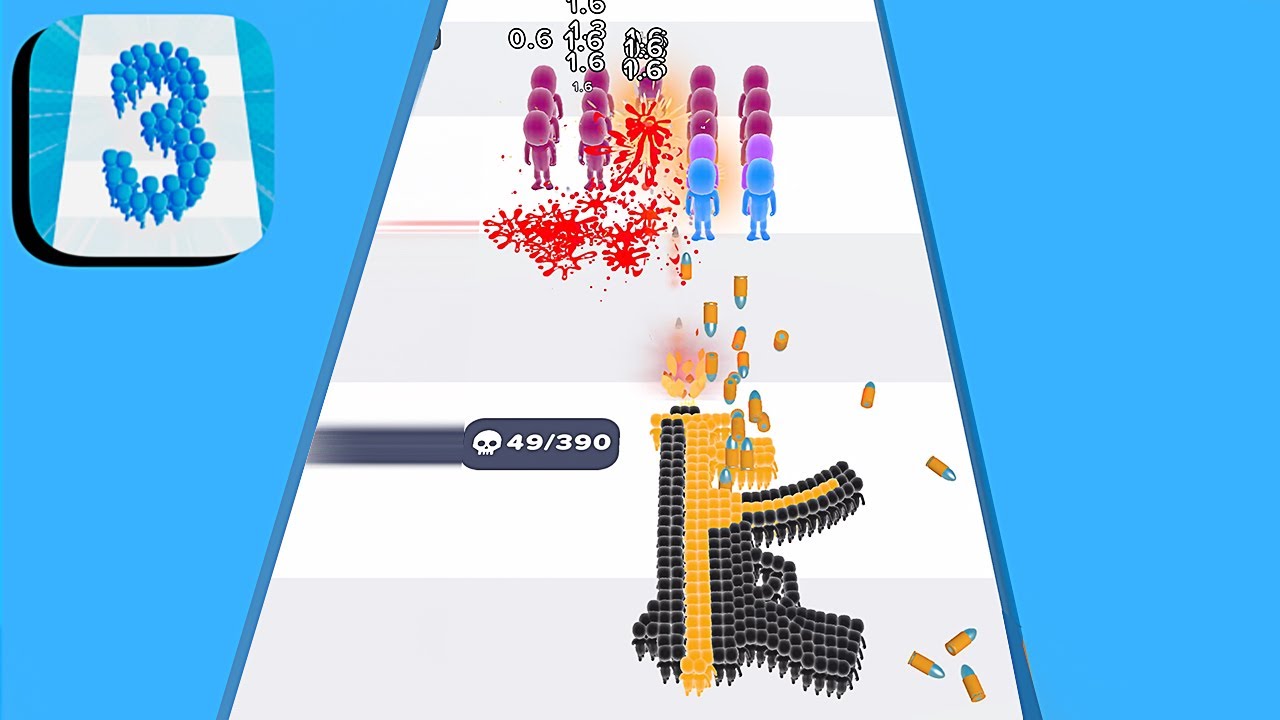 Crowd Number 3D ​- All Levels Gameplay Android,ios (Part 46)