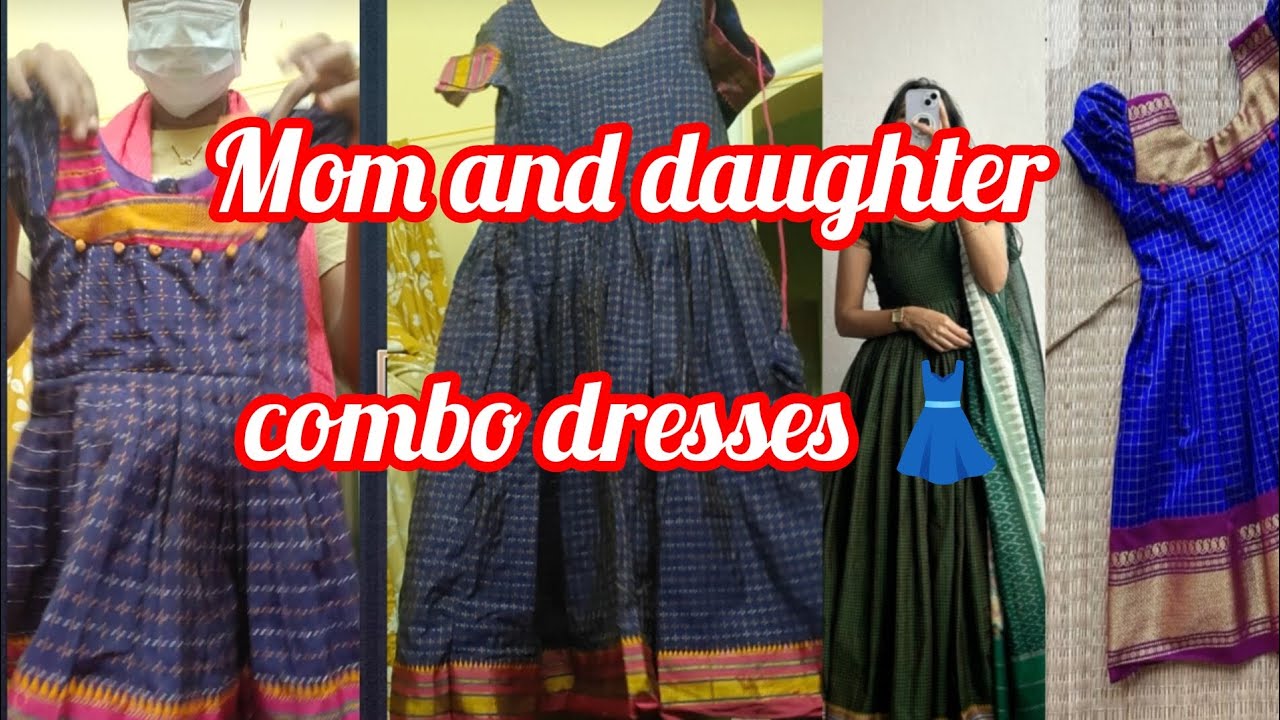 Mom and daughter combo dresses from vastrarupastudio 