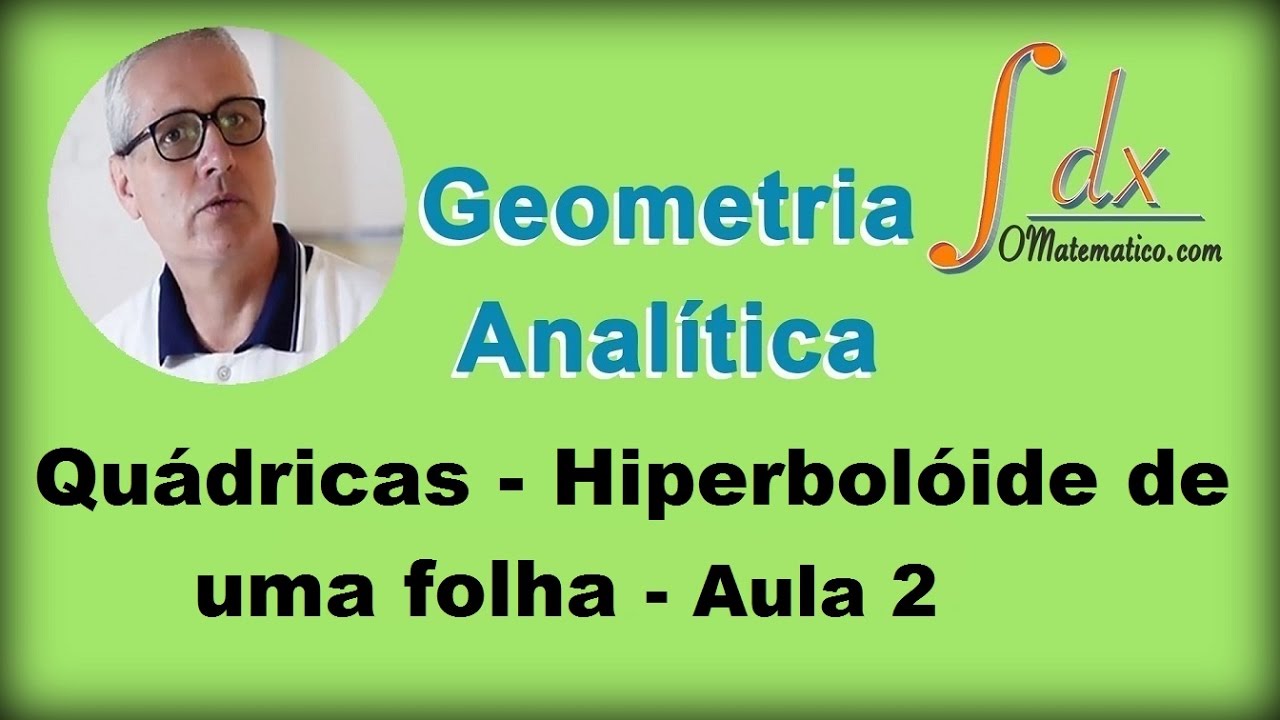 Grings - Quádricas - Hiperbolóide de uma folha - Aula 2