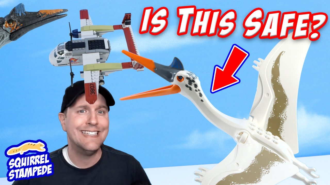 Jurassic World Dominion Quetzalcoatlus Midnight Oiler Plane Ambush LEGO Review