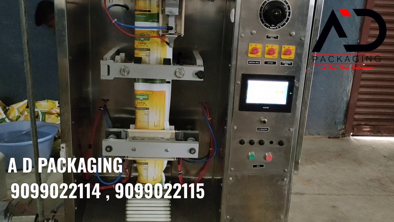 Edible Oil Packaging Machine , A D PACKAGING , Ahmedabad , 9099022114 , 9099022115 .