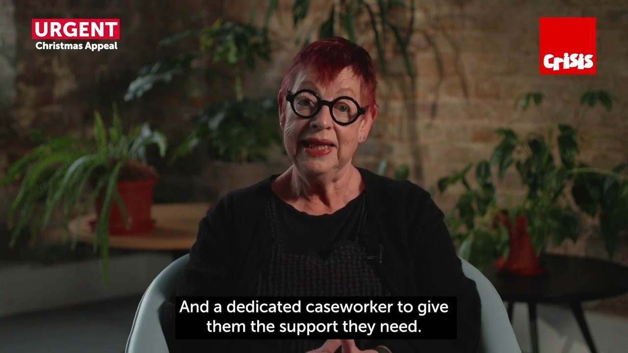 Crisis Ambassador Jo Brand explains why Crisis at Christmas 2024 needs your support | Crisis UK