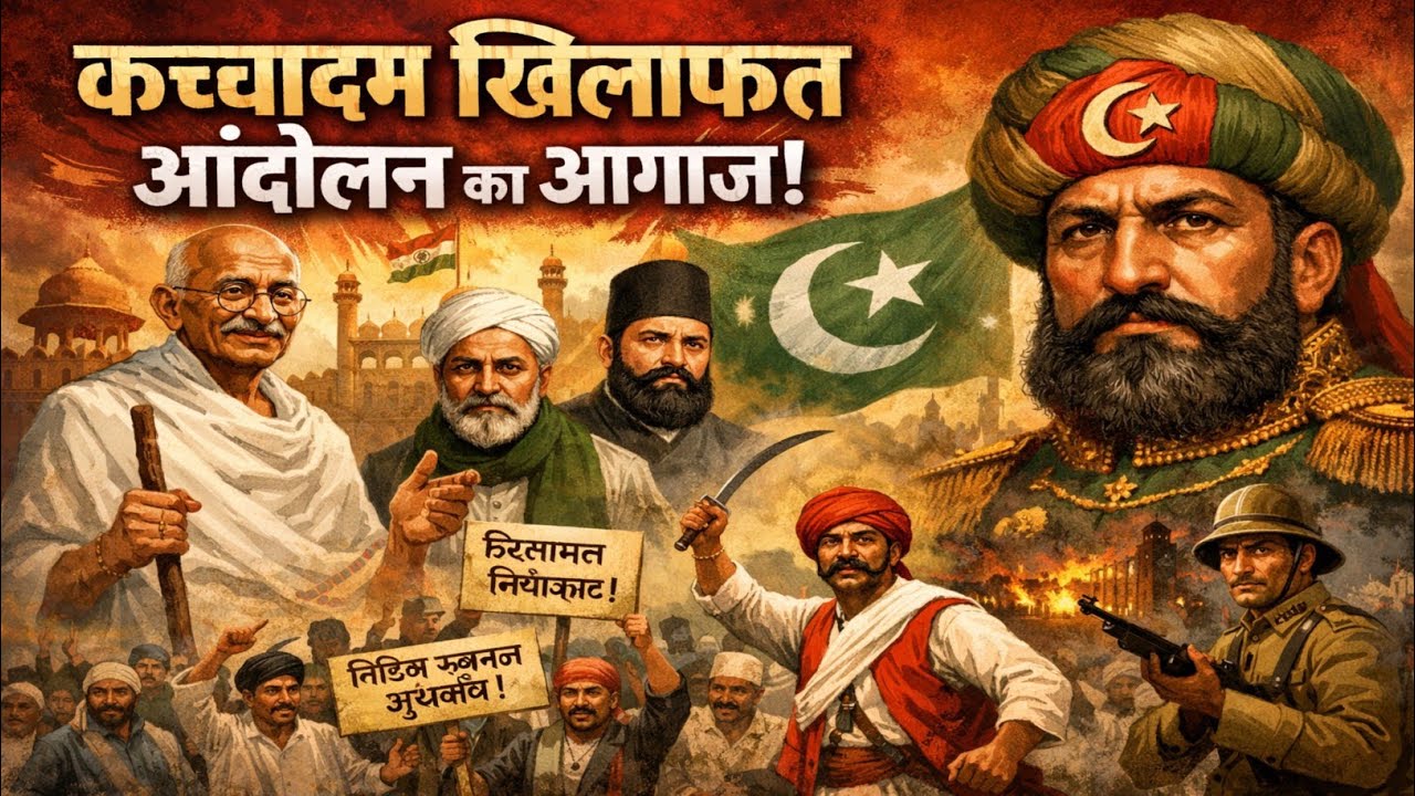 खिलाफत आंदोलन कब शुरू हुआ || khilafat aandolan kab shuru hua || Indian history 🇮🇳