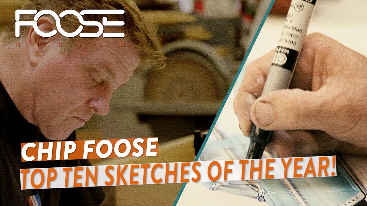 End of Year Special, Chip Foose’s Top 10 Automotive Sketches of 2025!