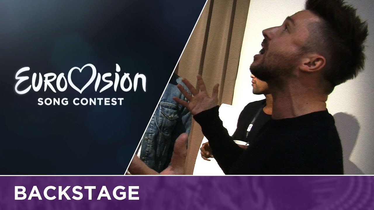 Sergey Lazarev (Russia) rehearses You Are The Only One
