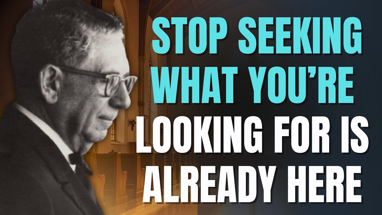 Joel S. Goldsmith: STOP SEEKING GOD OUTSIDE — Discover the I AM WITHIN YOU