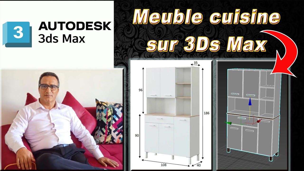 MEUBLE CUISINE SUR  3DS MAX
