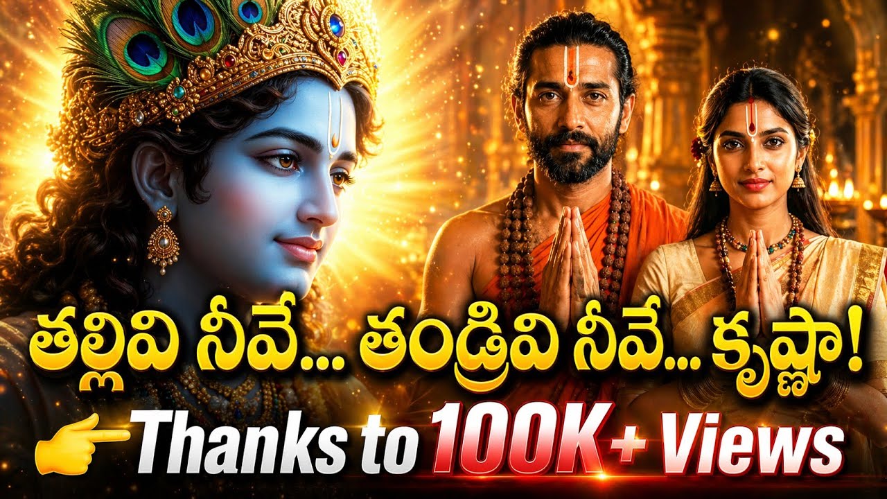 తల్లివి నీవే, తండ్రివి నీవే.. కృష్ణా 🙏 | Most Emotional and intense  song