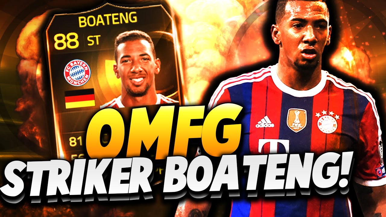 OMG STRIKER BOATENG! FIFA 15 ULTIMATE TEAM