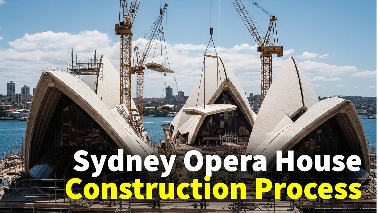 Sydney Opera House Construction Process – Australia