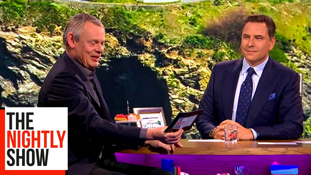 David Walliams Reads Erotic Fan Fiction to Martin Clunes | The Nightly Show