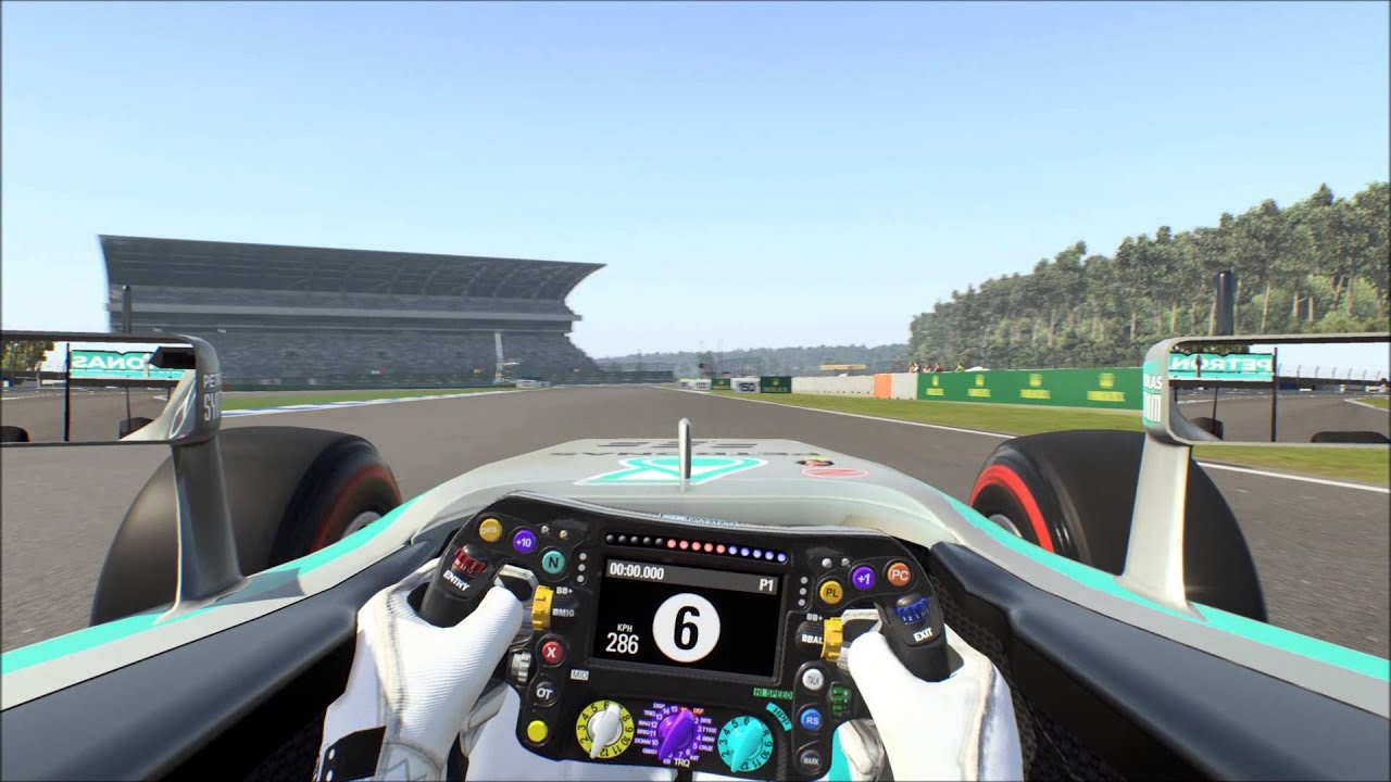 F1 2015. Hockenheim. German. Time trial lap. (2014 season track)