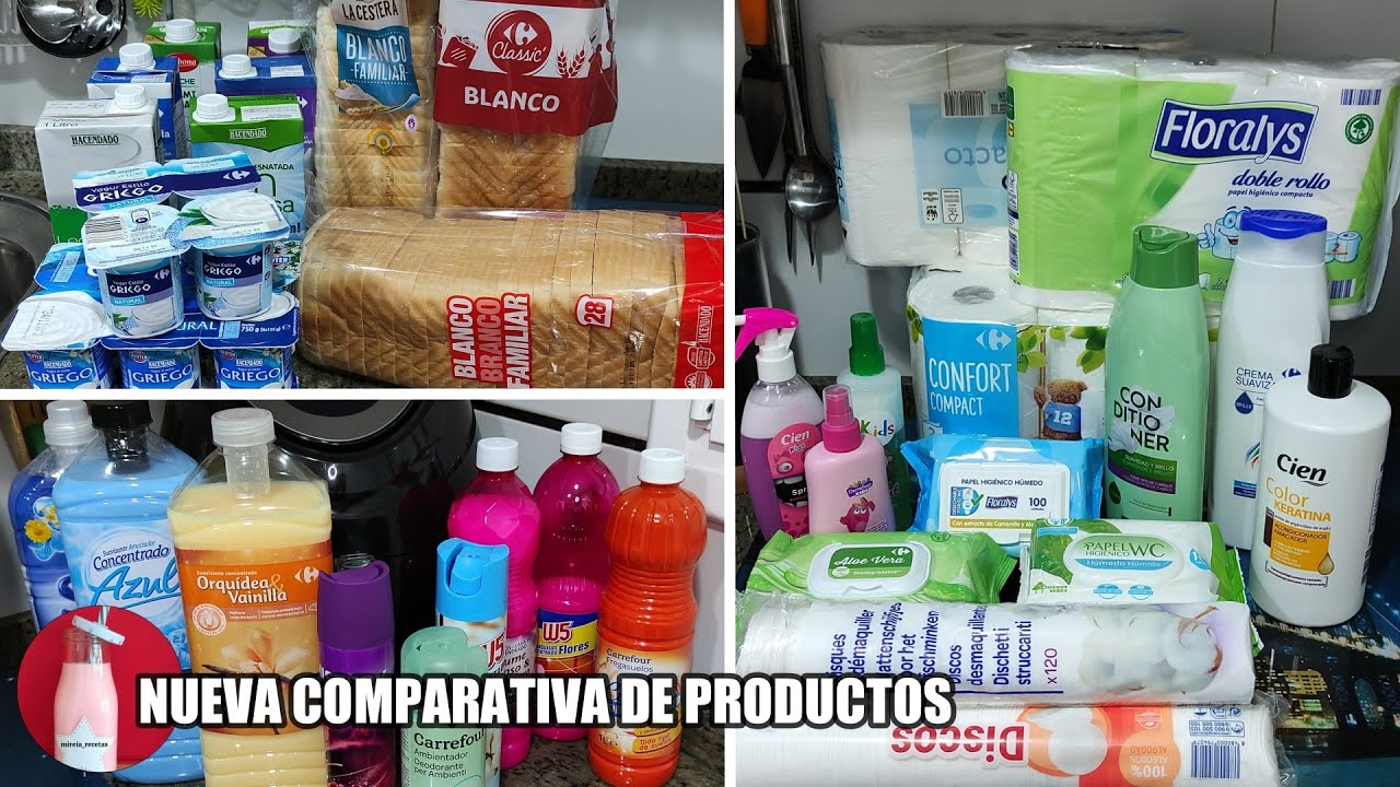 ✅PROBANDO Y COMPARANDO PRODUCTOS//LIDL//CARREFOUR//MERCADONA