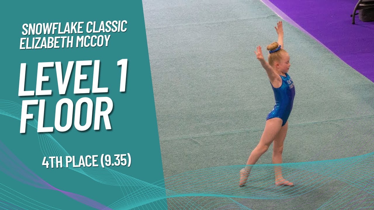 Level 1 (Mighty Mites Pre-Team) Floor Routine (9.35) - Snowflake Classic 2021
