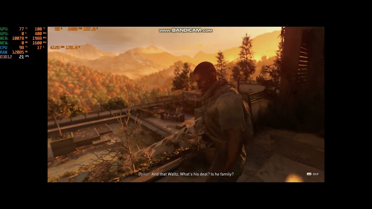 Dying Light 2 Ray tracing Test 3440 x1440 AMD RX6800m ASUS ROG G15 Advantage Edition