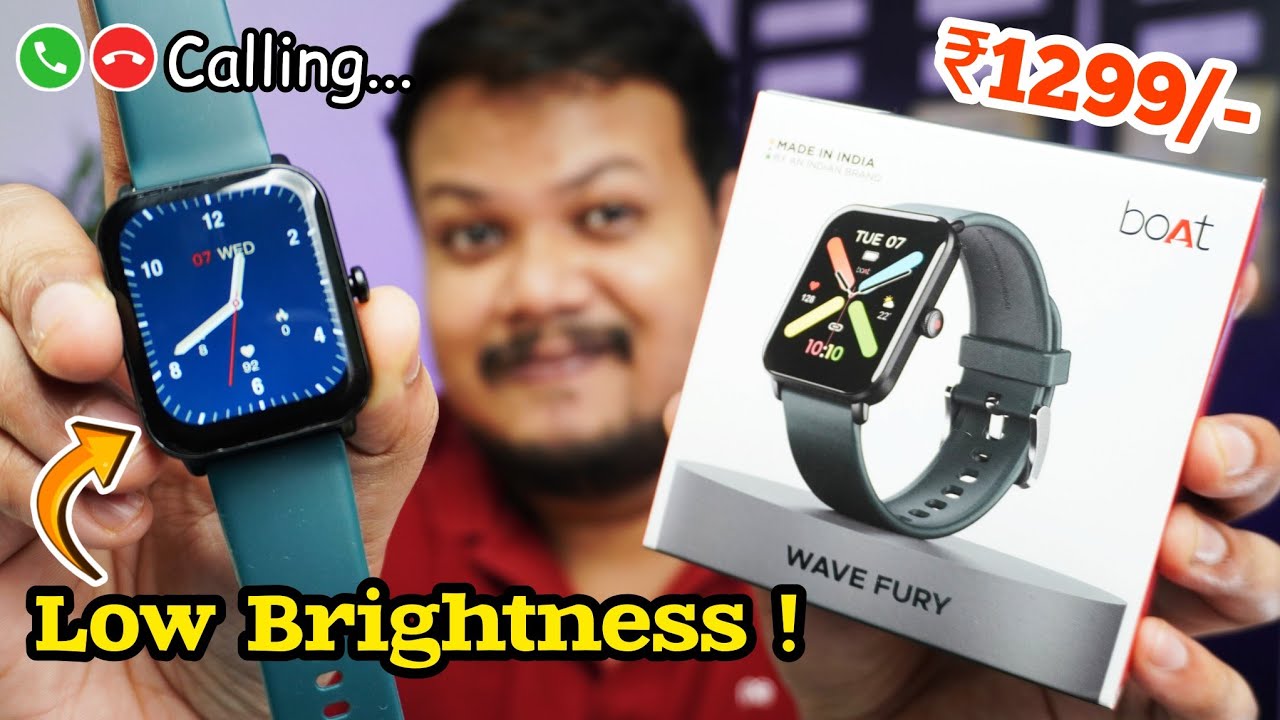 Boat Wave Fury Smartwatch Review - Budget Smartwatch Under 1500, But Too Low Brightness !!!