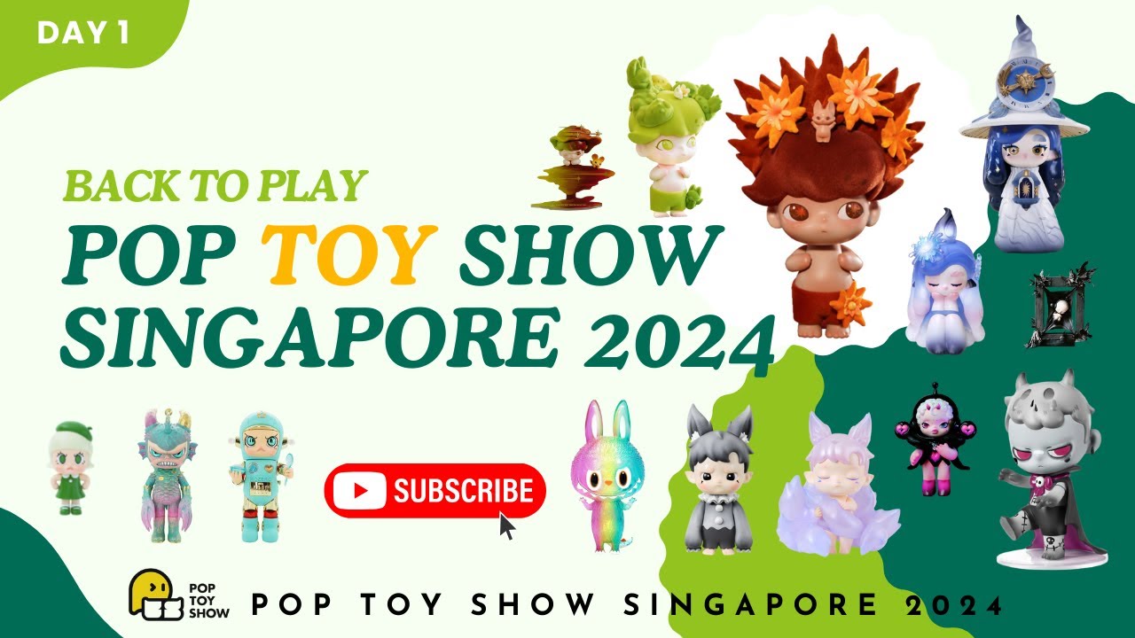 DAY 1 at Pop Toy Show Singapore 2024 | Exclusives & First Launches! 🎟️✨