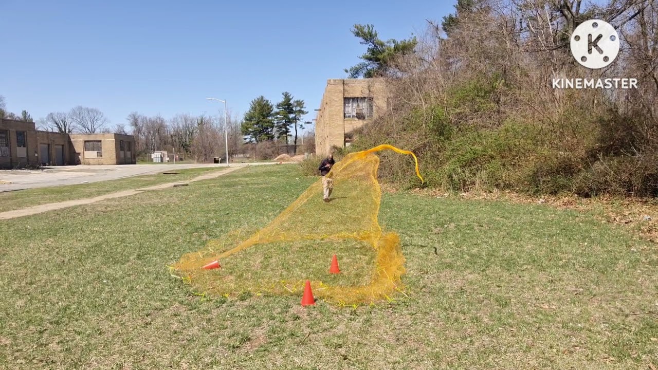Net practice 15ft vs 12ft both nets made by Team Gilbert