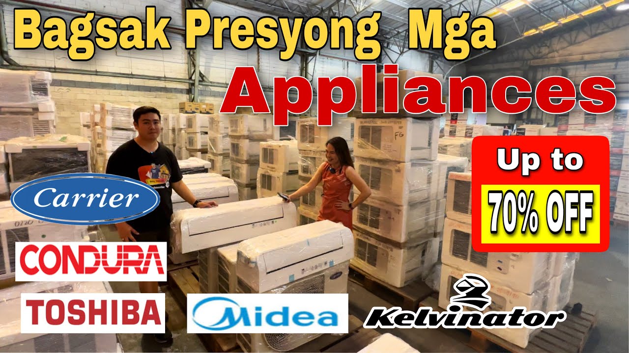 Pinaka-mura at Bagsak presyong Branded Appliances / Direct tayo sa Warehouse ni Mang Kosme