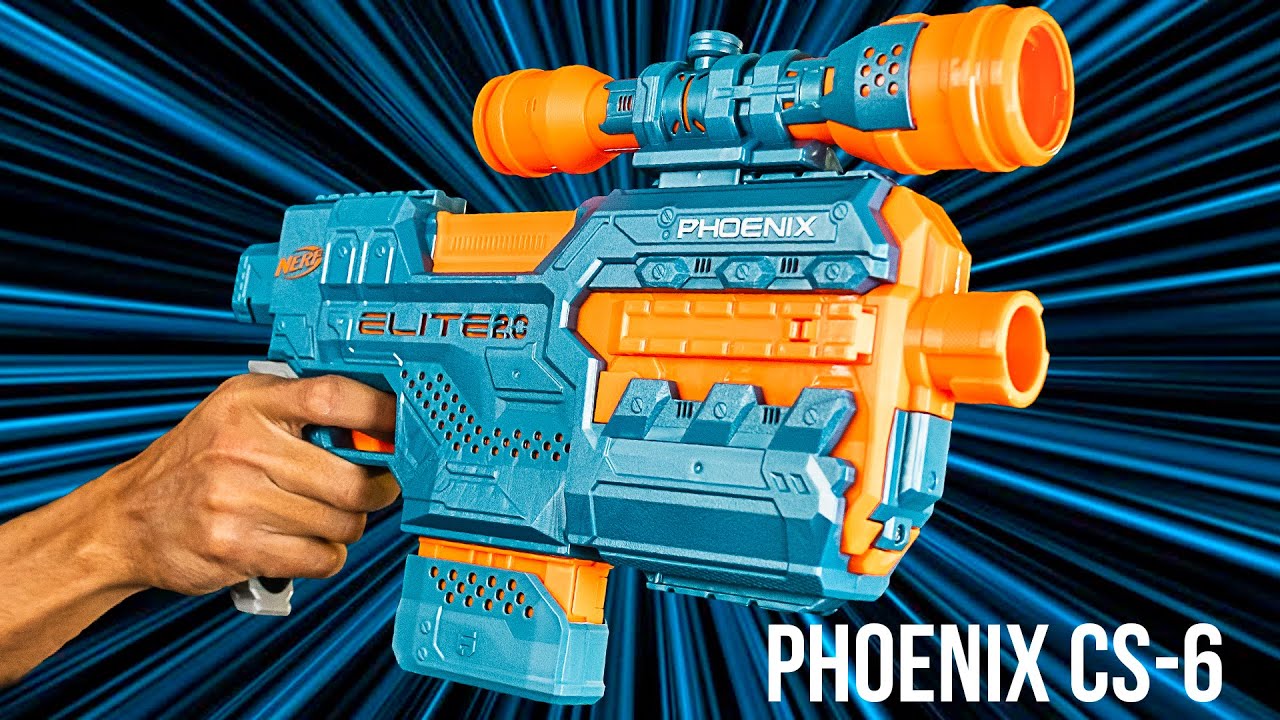 NERF PHOENIX CS-6 - NOWY STRYFE? | RECENZJA | ELITE 2.0