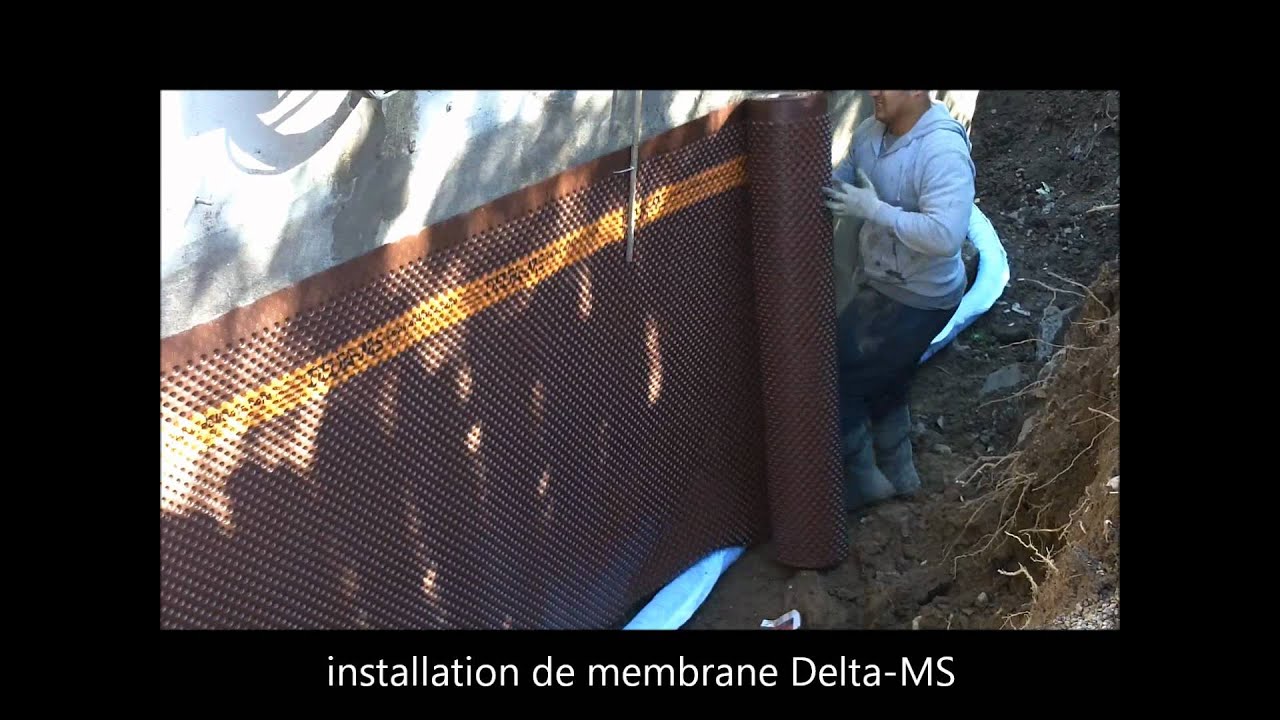 Pieux Métropolitain - Imperméabilisation et drain français