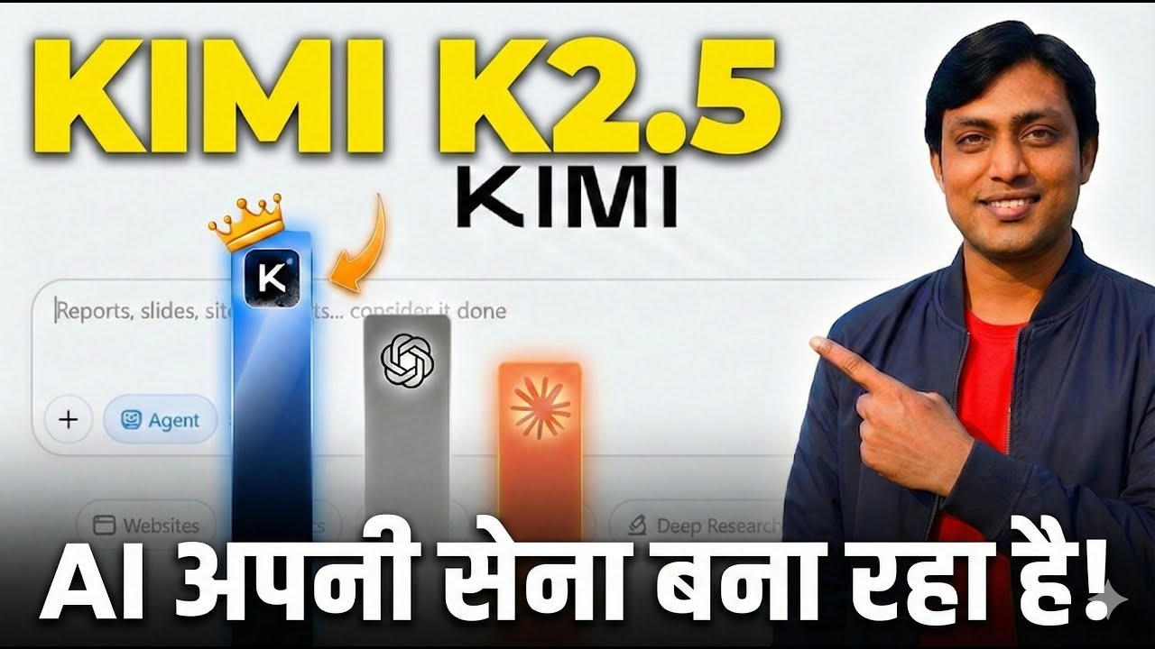 Kimi K2.5 Review | Kimi AI: Ye Sirf Chatbot Nahi, Apni ARMY Banata Hai! | 100 AI Agents Ek Saath