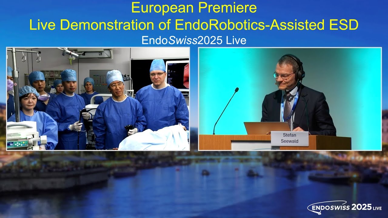 European Premiere &ndash; Live ESD Demonstration with the ROBOPERA System by EndoRobotics