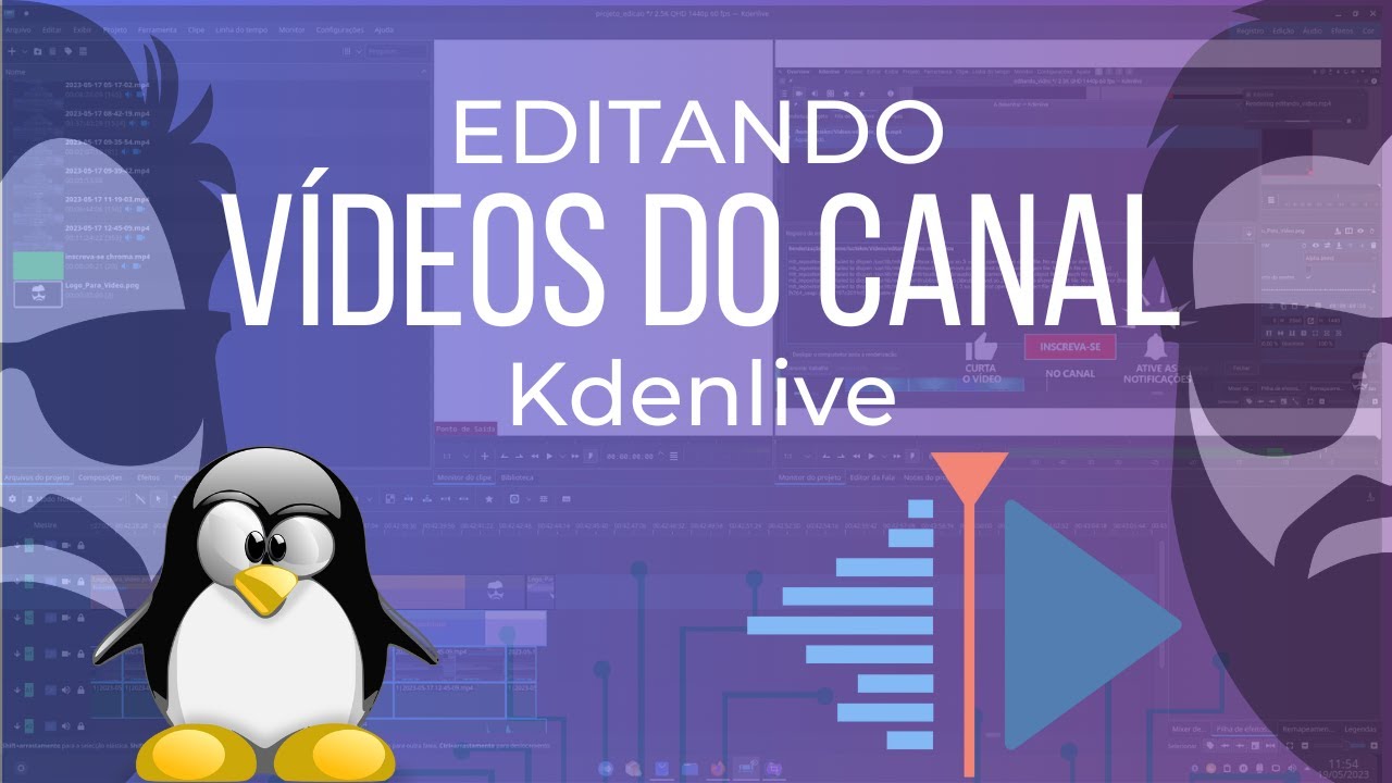 COMO EDITO OS VÍDEOS DO CANAL (KDENLIVE)